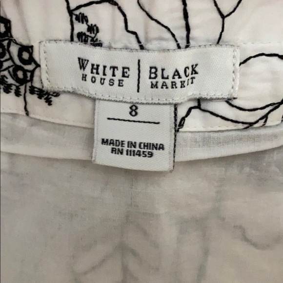 WHBM - Embroidered Strapless Dress - Picture 3 of 14